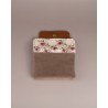 MinimalistWallet Pequeña Rosa Bordo Leather
