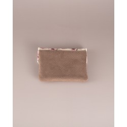 MinimalistWallet Pequeña Rosa Bordo Leather